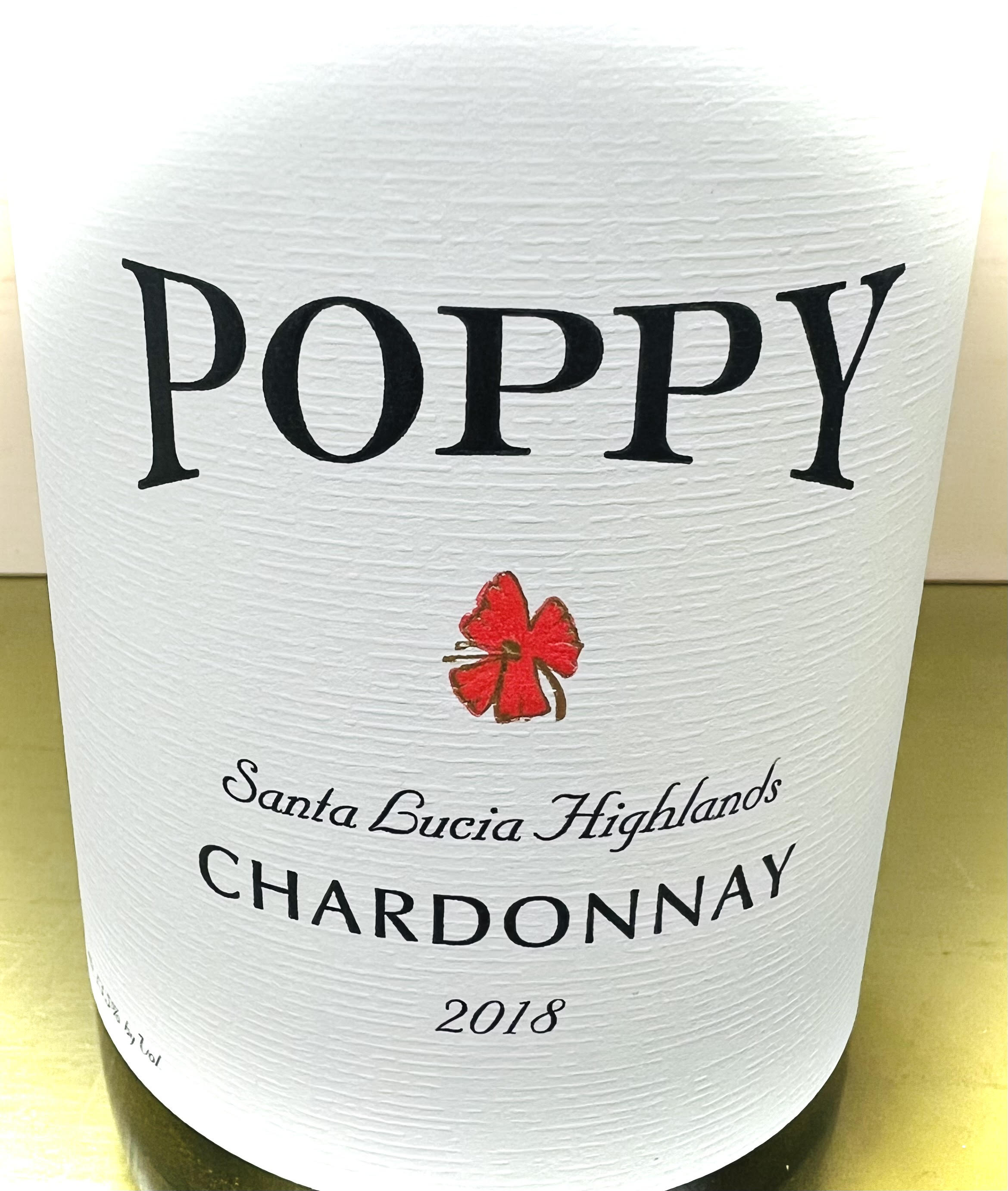 Poppy Chardonnay Santa Lucia Highlands 2018